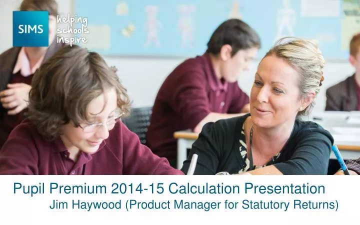 pupil premium 2014 15 calculation presentation