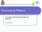 Provincia di Padova - slide 1