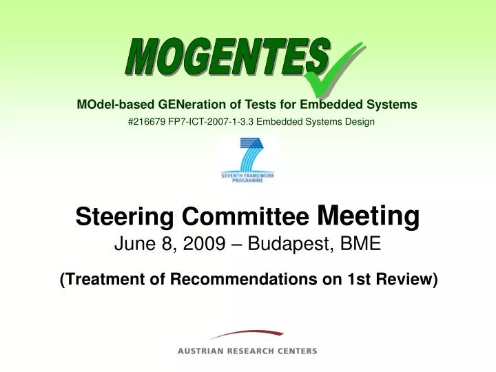 steering committee meeting june 8 2009 budapest bme
