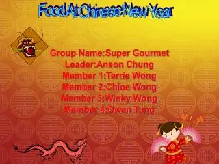 Food At Chinese New Year