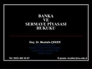 banka ve sermaye p yasasi hukuku