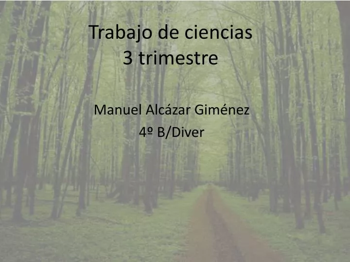 trabajo de ciencias 3 trimestre