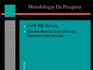 metodologia da pesquisa