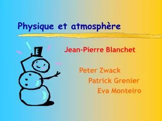 physique et atmosph re