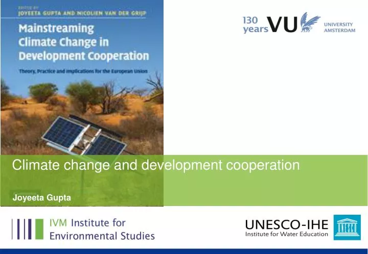 climate change and development cooperation