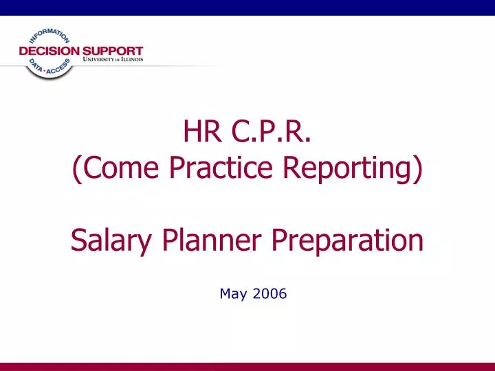 hr c p r come practice reporting salary planner preparation