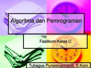 algoritma dan pemrograman