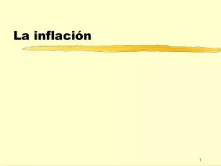 la inflaci n