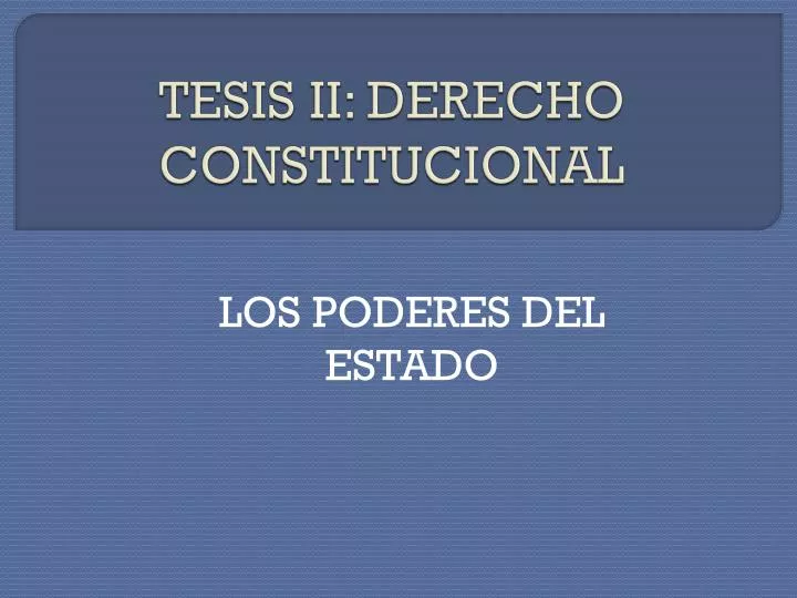 tesis ii derecho constitucional