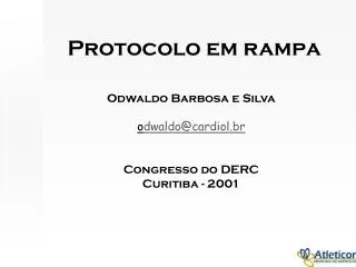 protocolo em rampa