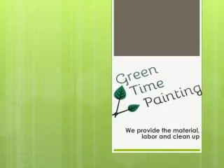Eco Friendly painting