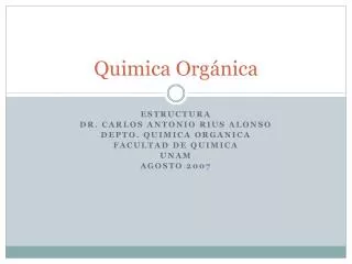 quimica org nica