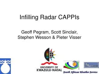 Infilling Radar CAPPIs