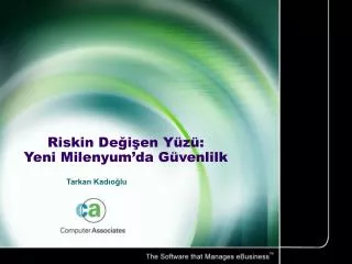 riskin de i en y z y eni milen y um da g venlilk