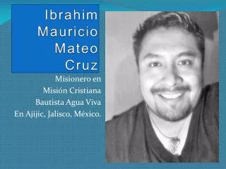 ibrahim mauricio mateo cruz