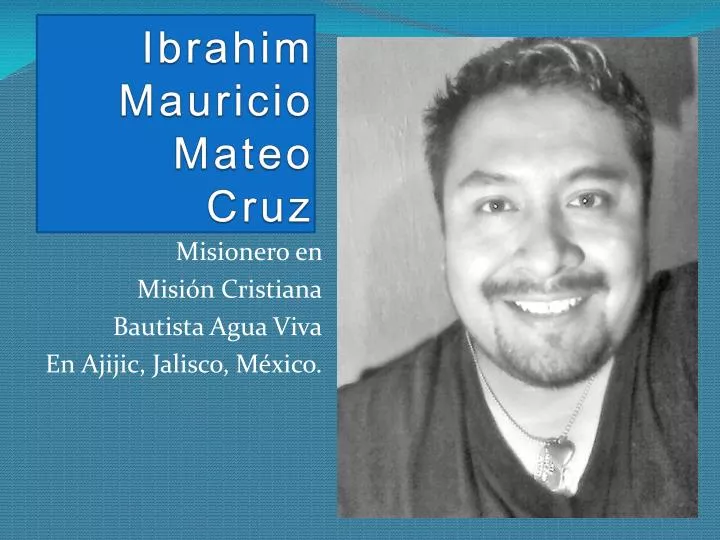 ibrahim mauricio mateo cruz