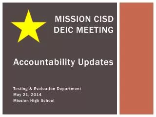 Mission CISD DEIC Meeting