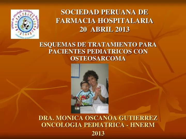 sociedad peruana de farmacia hospitalaria 20 abril 2013