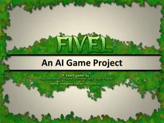 An AI Game Project