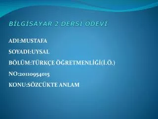 b lg sayar 2 ders dev