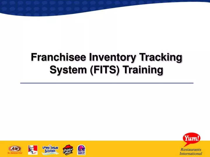 franchisee inventory tracking system fits training