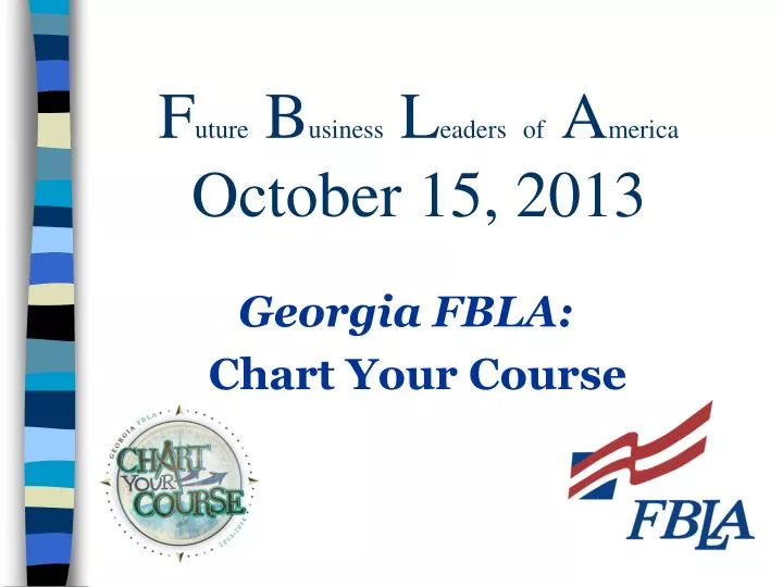georgia fbla chart your course