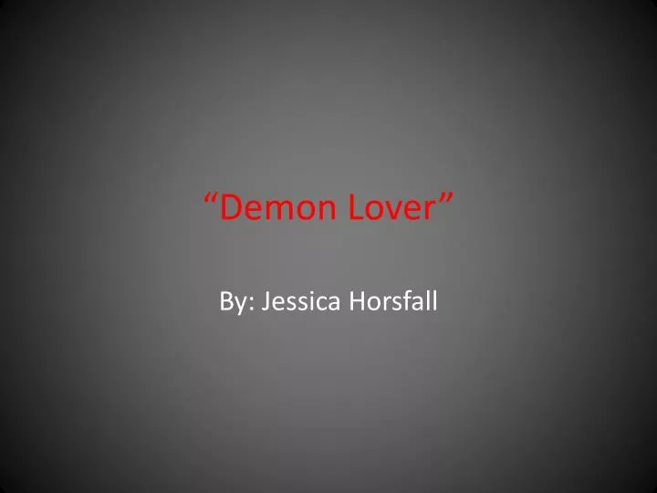 demon lover