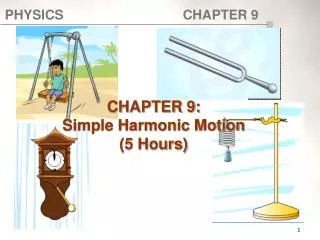 CHAPTER 9: Simple Harmonic Motion (5 Hours)