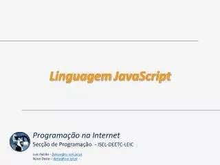 linguagem javascript