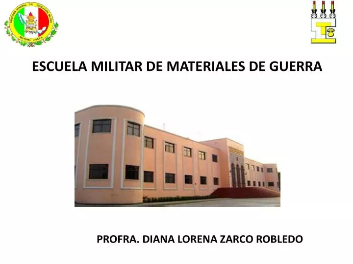 escuela militar de materiales de guerra
