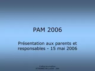 pam 2006