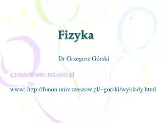 fizyka