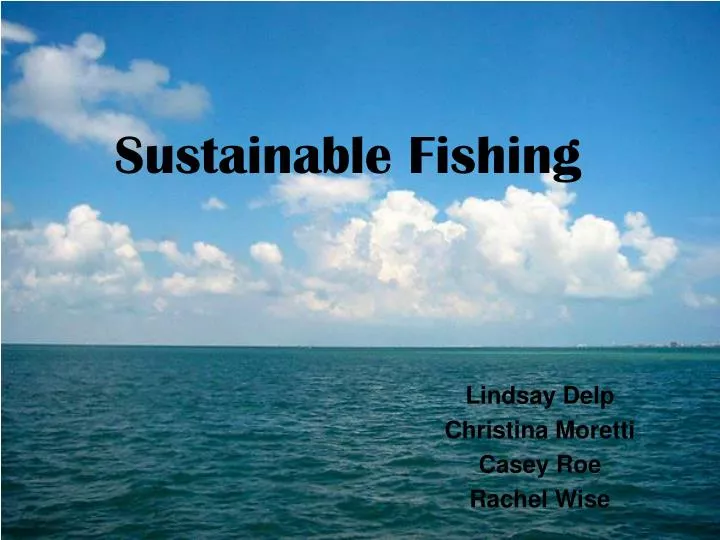 sustainable fishing