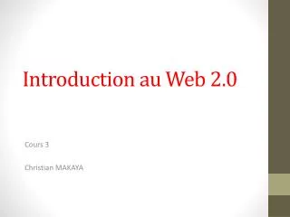 introduction au web 2 0