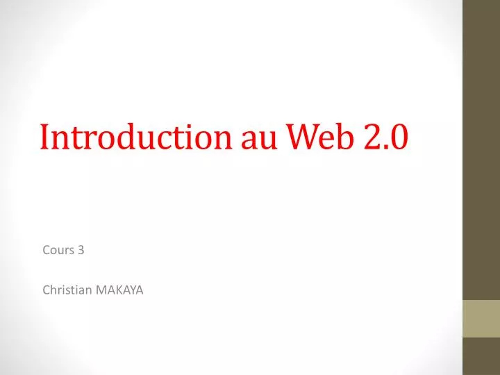 introduction au web 2 0