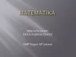 MATEMATIKA - slide 1