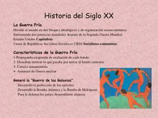 historia del siglo xx