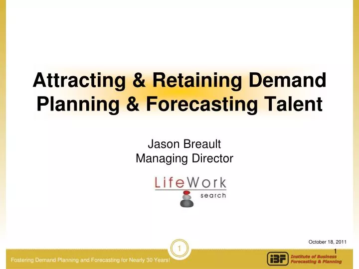 attracting retaining demand planning forecasting talent