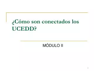 m dulo ii