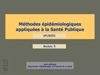 m thodes pid miologiques appliqu es la sant publique