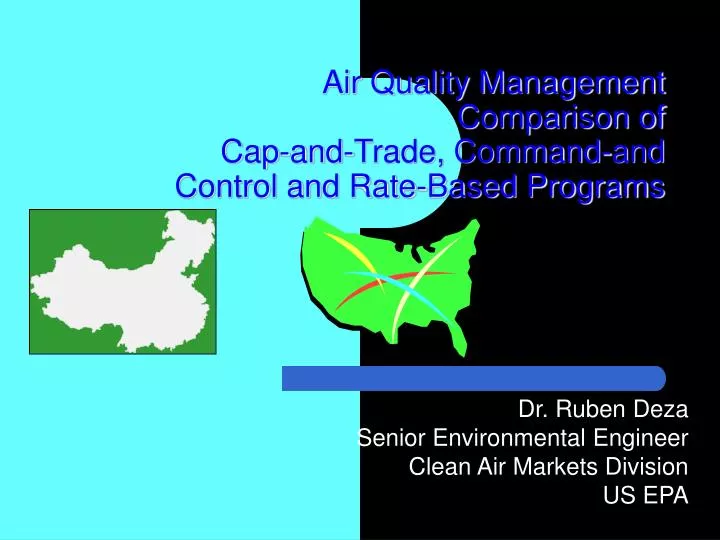 air quality management comparison of cap and trade command and control and rate based programs