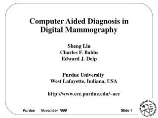 Computer Aided Diagnosis in Digital Mammography