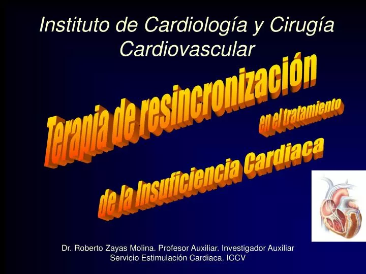 instituto de cardiolog a y cirug a cardiovascular