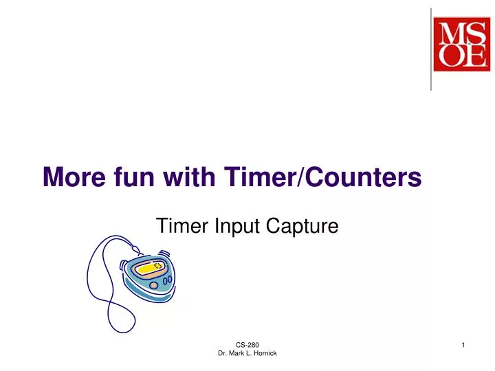 more fun with timer counters