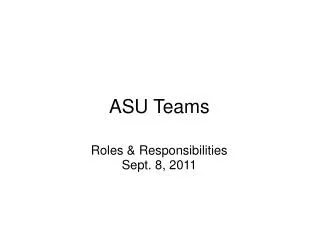 ASU Teams