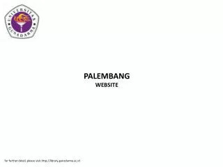 PALEMBANG WEBSITE