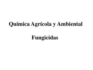 qu mica agr cola y ambiental