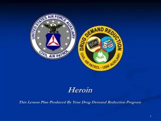 Heroin This Lesson Plan Produced By Your Drug Demand Reduction Program