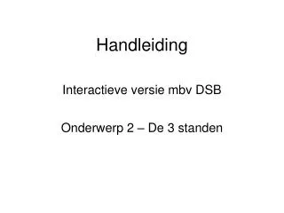 handleiding