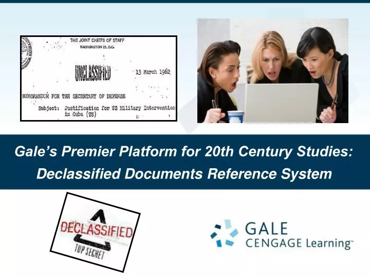 gale s premier platform for 20th century studies declassified documents reference system